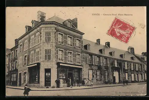 AK Ernée, Chemin-Neuf, Place Mazarin