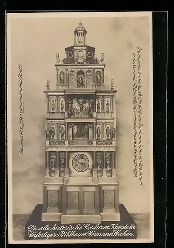 AK Goslar, Die alte Goslarer Kunstuhr