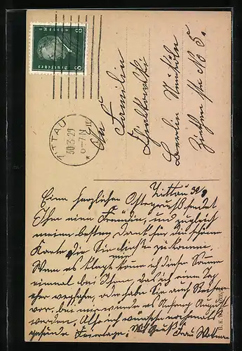 Künstler-AK Karl Feiertag: Kleines Mädchen mit Körbchen mit kleinen Küken