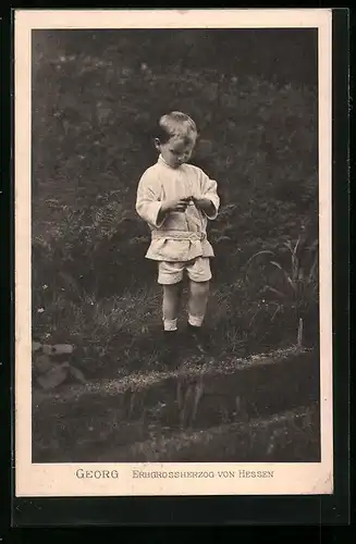 AK Georg Erbgrossherzog von Hessen als kleiner Junge