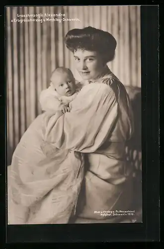 AK Grossherzogin Alexandra & Erbgrossherzog von Mecklenburg-Schwerin