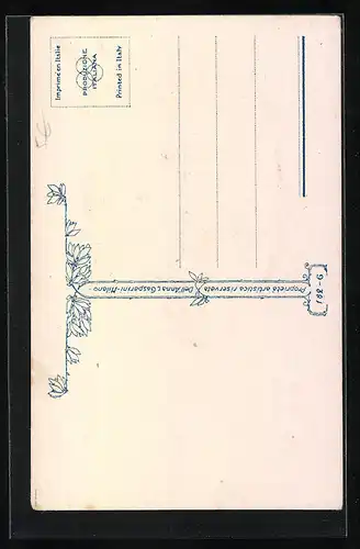 Künstler-AK Tito Corbella: Paar schaut sich verliebt an