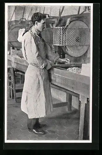 AK Paris, Rue de Reuilly, Blindenwerkstatt