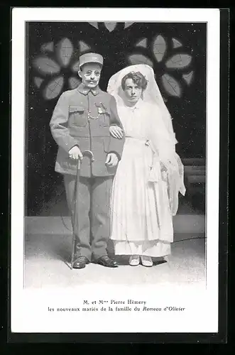 AK M. et Mme. Pierre Hémery, La Famille du Rameau d`Olivier, Carte No. 33