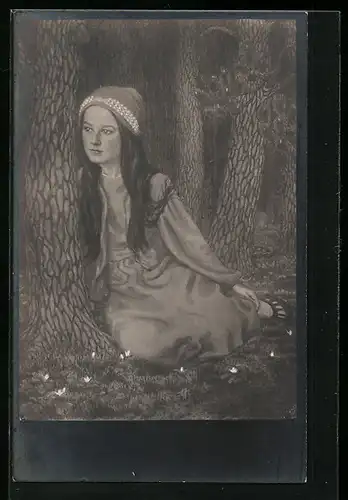 Künstler-AK Fidus: Tochter des Künstler