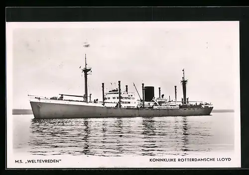 AK Handelsschiff MS Weltevreden, Koninklijke Rotterdamsche Lloyd