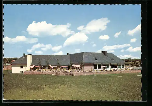 AK Autobahn-Rasthaus im Spessart, Gästeterrasse