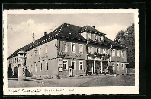 AK Bad-Klosterlausnitz, Gasthof Friedrichshof
