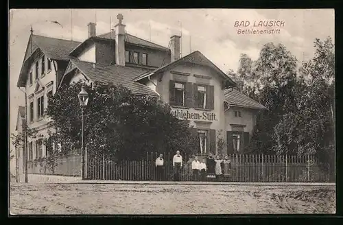 AK Bad Lausick, Blick zum Bethlehemstift