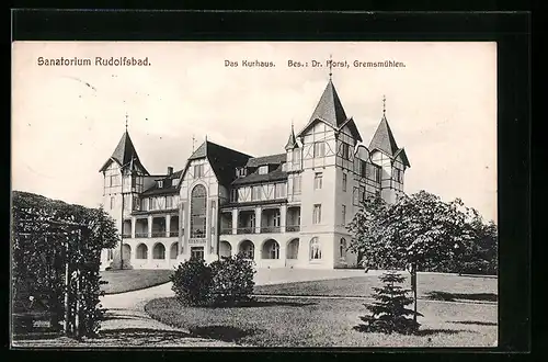 AK Gremsmühlen, Sanatorium Rudolfsbad