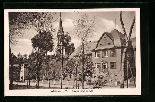 AK Wildenau i. V., Kirche und Schule