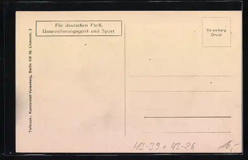 AK Berlin, Spezialfaltbootgerippe, Erbauer Hermann W. Hintzpeter