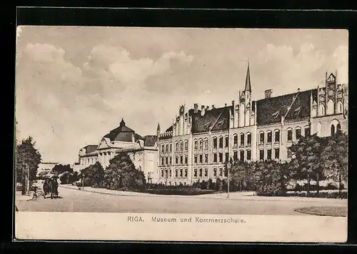 AK Riga, Museum und Kommerzschule