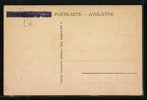 AK Riga, Ortspartie mit Dom