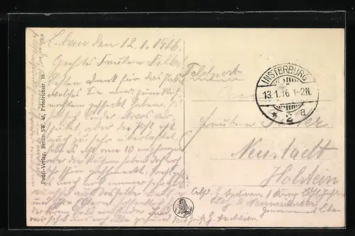 AK Libau, Östliches Kriegsbild, Am Hafen