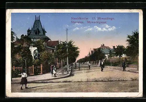 AK Stanislau, Partie in der Slowackigasse