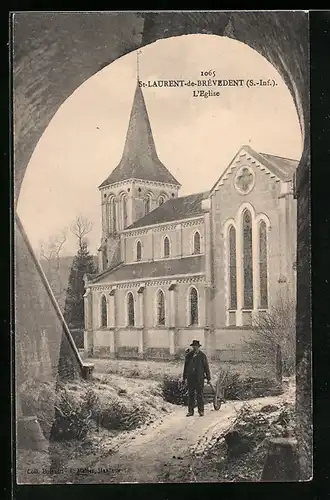 AK St-Laurent-de-Brévedent, L`Eglise