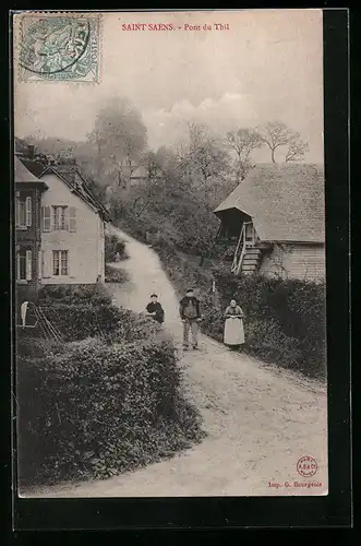 AK Saint-Saens, Pont du Thil