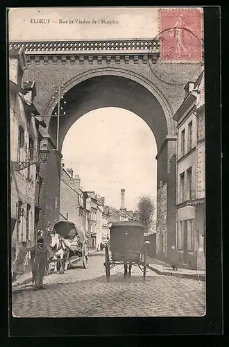 AK Elbeuf, Rue et Viaduc de l`Hospice