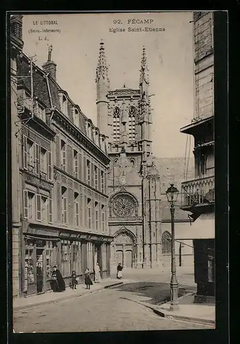 AK Fécamp, Eglise Saint-Etienne