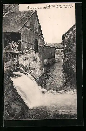 AK Auffay, Chute du Vieux Moulin, The Old Mill Fall