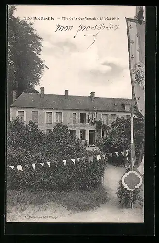 AK Bretteville, Fête de la Confirmation 15 Mai 1912
