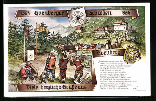 AK Hornberg, Schiessszene von 1564, Schützenverein