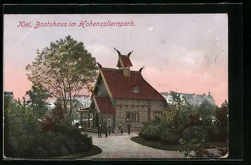 AK Kiel, Bootshaus im Hohenzollernpark