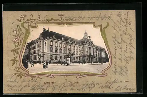 AK Karlsruhe, Die Post, Passepartout