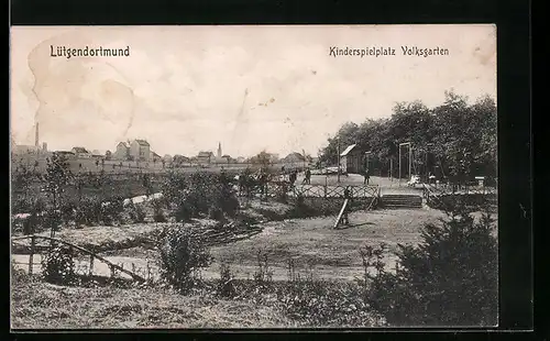 AK Lütgendortmund, Kinderspielplatz Volksgarten