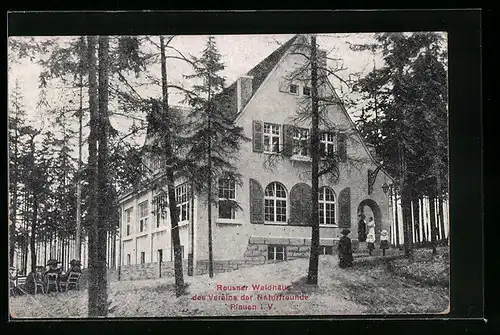 AK Plauen i. V., Reusaer Waldhaus des Vereins der Naturfreunde