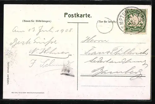 AK Kempten, Burghalde, Panorama