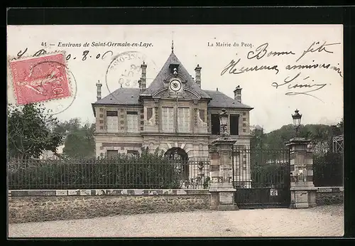 AK Le Pecq, La Mairie