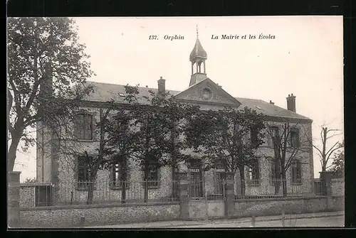 AK Orphin, La Mairie et les Écoles