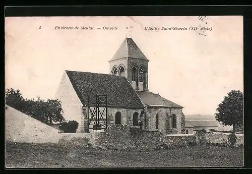 AK Oinville, L`Eglise Saint-Séverin