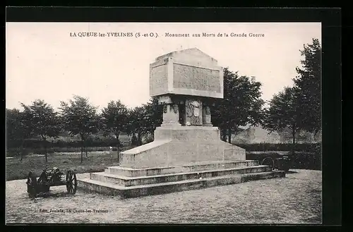 AK La Queue-lez-Yvelines, Monument aux Morts de la Grande Guerre