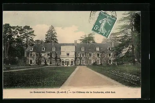AK La Queue-lez-Yvelines, Le Château de la Couharde, Côté Sud