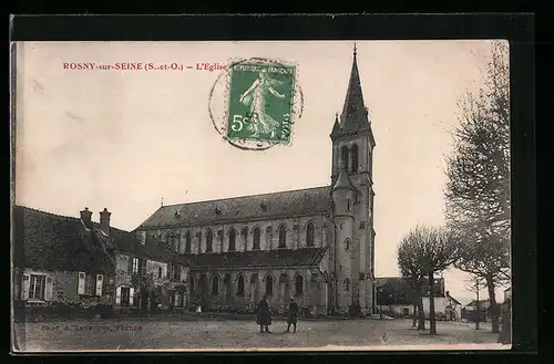 AK Rosny-sur-Seine, L`Eglise
