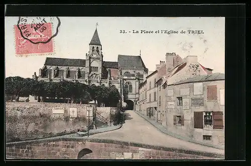 AK Triel, La Place et l`Eglise