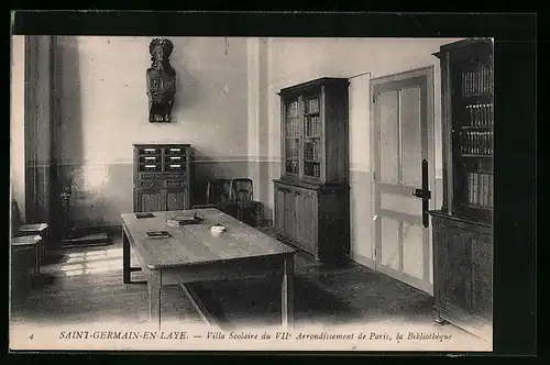 AK Saint-Germain, Villa Scolaire du 7e Arrondissement de Paris, la Bibliotheque