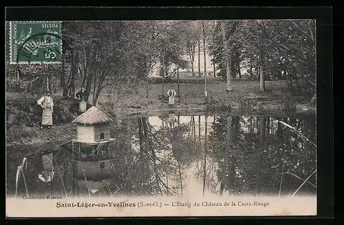 AK Saint-Léger-en-Yvelines, L`Étang du Château de la Croix-Rouge