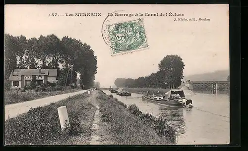 AK Les Mureaux, Le Barrage & le Canal de l`Excluse