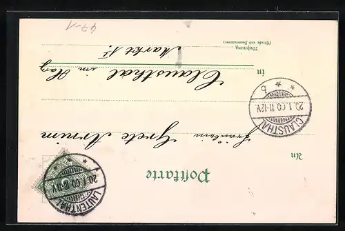 Lithographie Gaudeamus igitur, juvenes dum sumus, Abwerfen der Fackeln