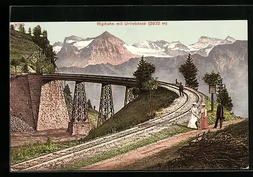 AK Rigibahn mit Urirotstock