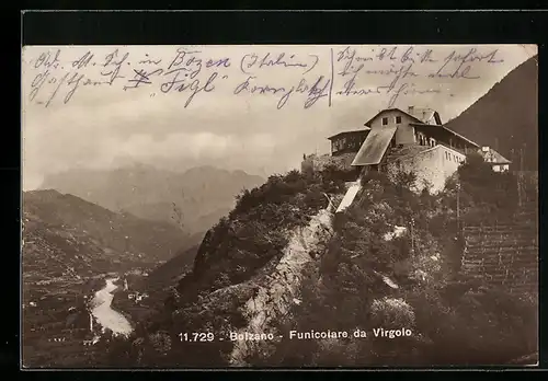 AK Bolzano, Funicolare da Virgolo