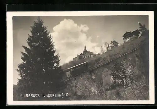 AK Innsbruck, Bergbahn an der Hungerburg