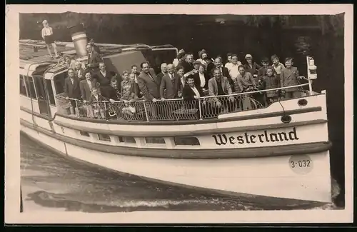 Fotografie Dampfer - Ausflugsdampfer Westerland