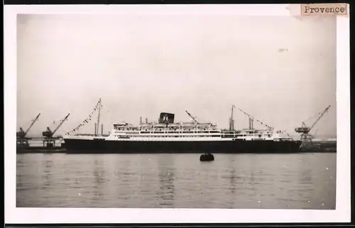 Fotografie Dampfer - Passagierschiff Provence im Hafen