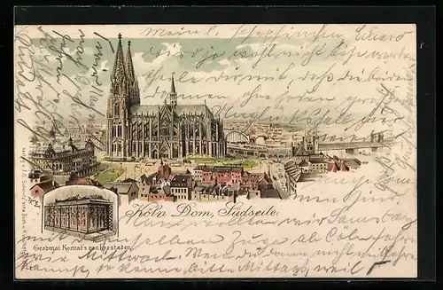 AK Köln, Grabmal Konrad`s von Hostaden, Dom