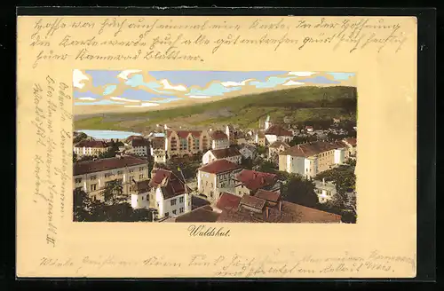 AK Waldshut, Panoramaansicht des Ortes